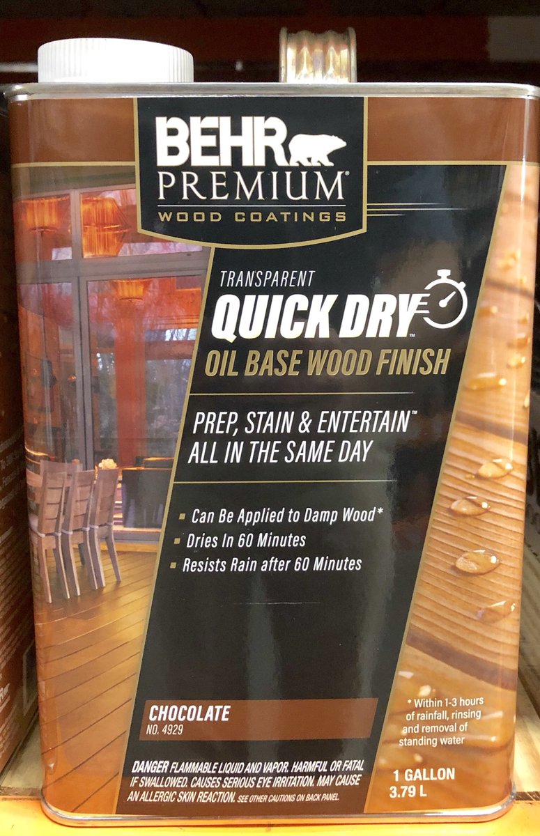 Doug_BehrSW's tweet photo. Prep, Stain, &amp; Entertain All in the same day. Behr’s new exterior deck stain. Mr Randy needed to get project completed today. No problem. Behr’s new Quick Dry oil stains to the rescue. Customer engagement is key. GAC https://t.co/JP01XPaFZL