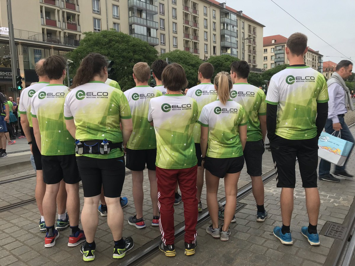 ELCOAutomation's tweet photo. 12 Läufer, 60 gelaufene Kilometer, in insgesamt 05:07:10 und viele freudestrahlende Gesichter - das waren unsere Ergebnisse gestern bei der #REWETeamChallenge #Dresden  - Super Teams und super Leistung! https://t.co/Mx0puQDedm