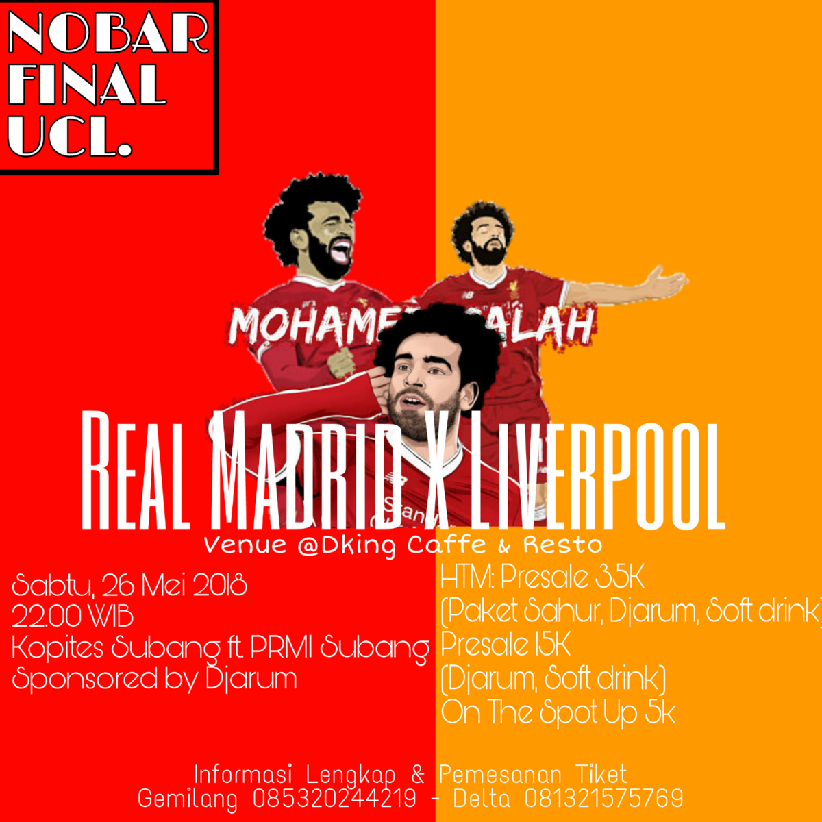 LiverpoolSubang's tweet photo. Here we go! #NobarFinalUCL Info lngkap cek pic ya! Hayu guyub cc: @LFCIndonesia @LFC_Purwakarta @LFC_Bone @LFC_GALUHcms @LFC_Sukabumi @LFC_Sukabumi @LFC_Jepara @TheKopJtr @TheRedsBJN @TheRedsParepare @TheRedsJakTim @TheREDsJayapura @TheReds_Wsb @TheReds_Tangsel @TheRedsNgawi https://t.co/Ut0axU4sqk