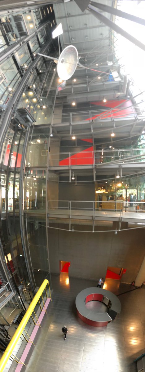njge72's tweet photo. @BCO_UK #Berlin2018 great tour around Helmut Jahn’s Sony Center @ScottBrownrigg https://t.co/wdyACFbdyU