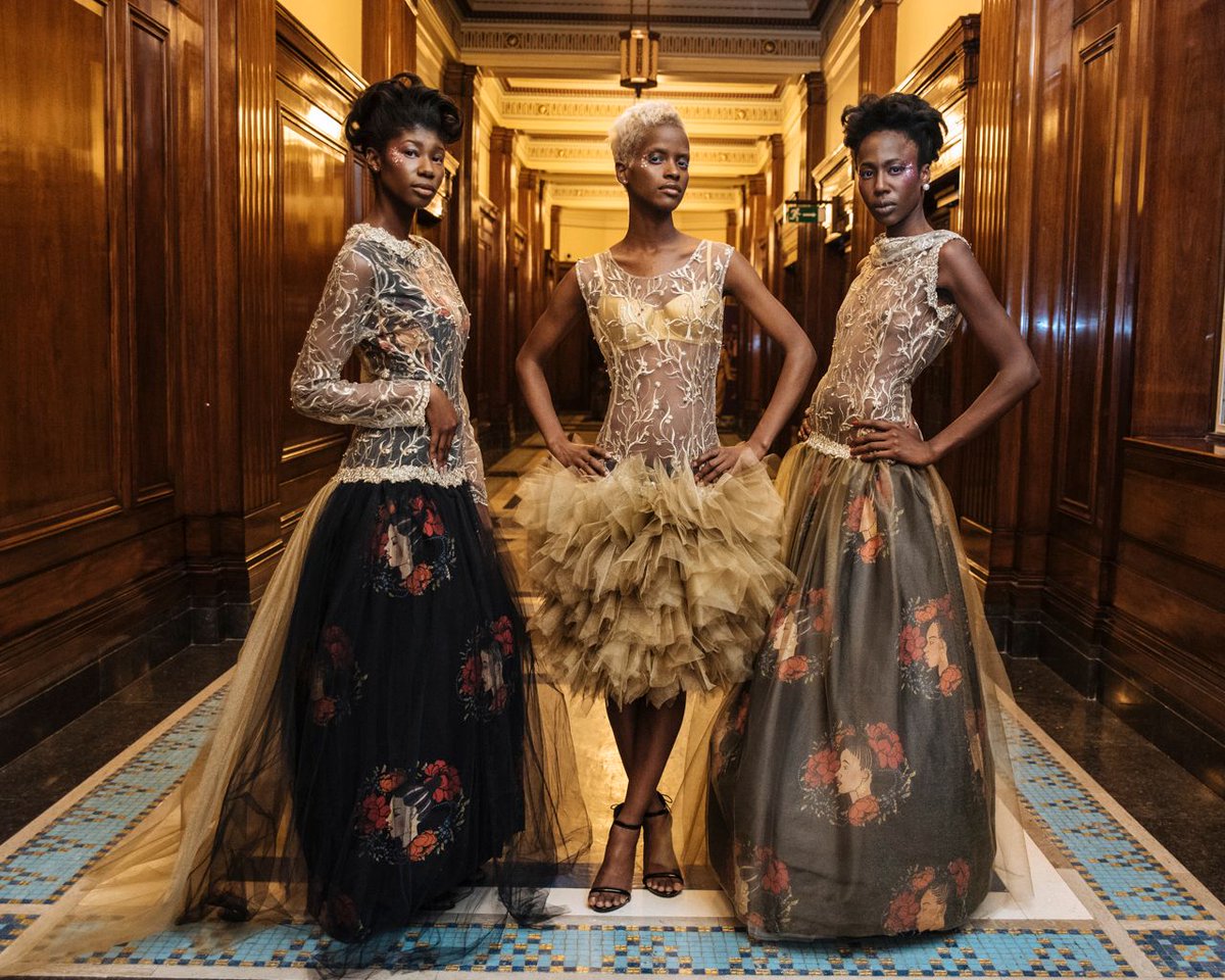 africafwl's tweet photo. #TBT with a look at #AFWL2017 and our beautiful models #benedicta #misty and #nafi wearing @marymartinlondon.  So so cute!

image credit @dayoawestudios

#afwl2018 #marymartinlondon #africanqueens #africanexcellence https://t.co/i9eFaeb36W