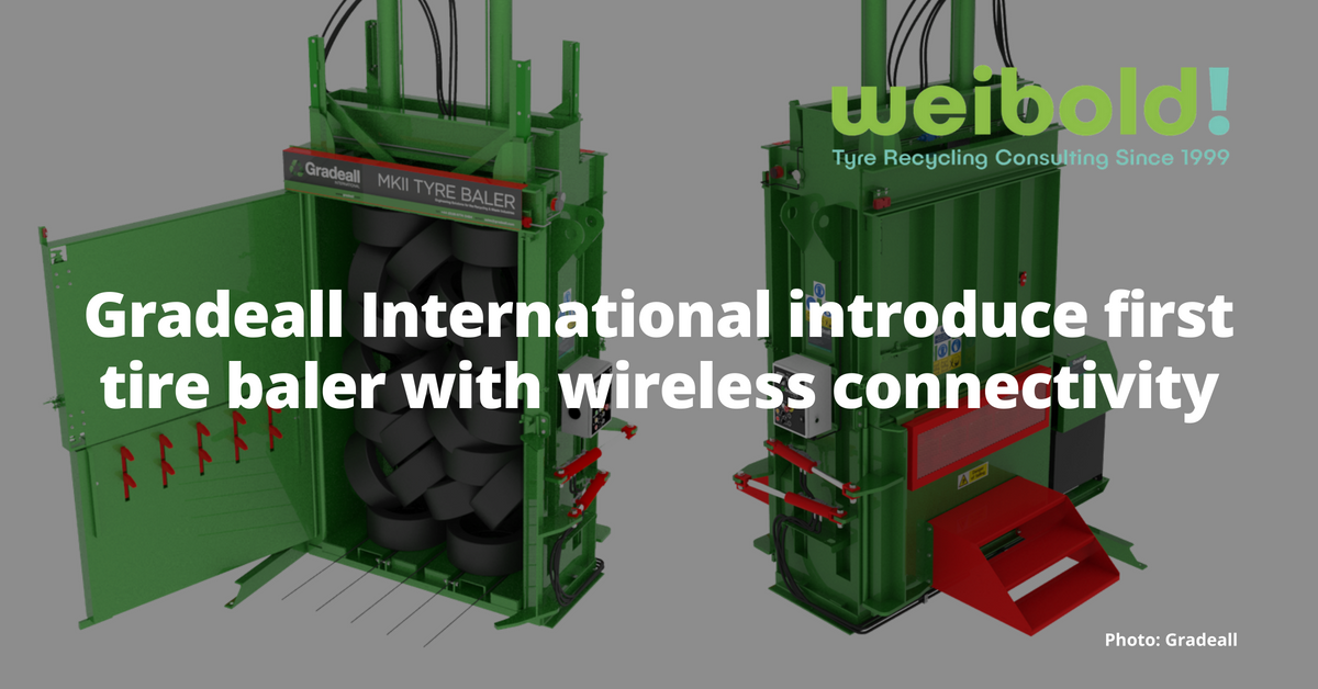 rweibold's tweet photo. Gradeall Internationall is a well-known manufacturer of tire balers, tire compactors and tire recycling machinery. The Gradeall MKII tire baler, one of Europe’s most prominent and successful tire baling machines, has received important updates in 2018!

https://t.co/Vq2HYW1Q7C https://t.co/uBDHK4kvvy