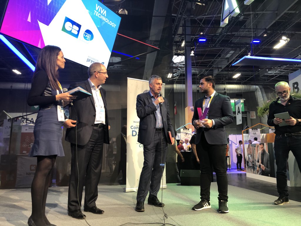 CartesCB's tweet photo. Le deuxième lauréat du #pitchinstore #vivatech est @info_mishipay avec la solution pour éviter les files d'attente #labbycb https://t.co/IorA68ryTV