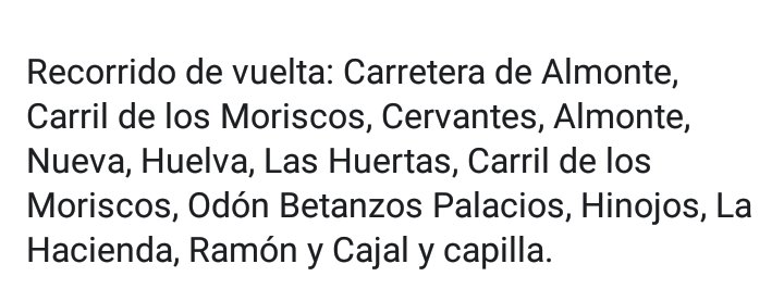 RocianaCondado's tweet photo. #CrucesRociana18
Itinerario de la Entrada del Romerito de la @cruz_arriba, acompañado por la @BMalmonte. https://t.co/gIEUiohoRT