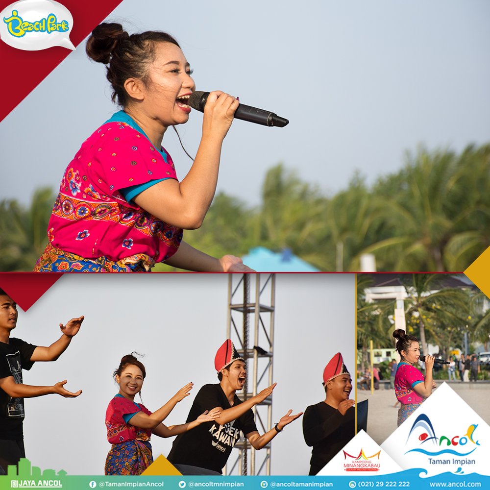ancoltmnimpian's tweet photo. Hari Pertama Ancol Kampoeng Minangkabau Festival 2018 Festival ini digelar
pada tanggal 10 mei -13 Mei 2018 di Pantai Lagoon Ancol Jakarta
#ancoltamanimpian #pesonaindonesia #festivalbudaya
#kampoengminang #minanglifestyle
#ancolkampoengminagkabaufestival #sumaterabarat #randai https://t.co/WIUYuuNJ7J