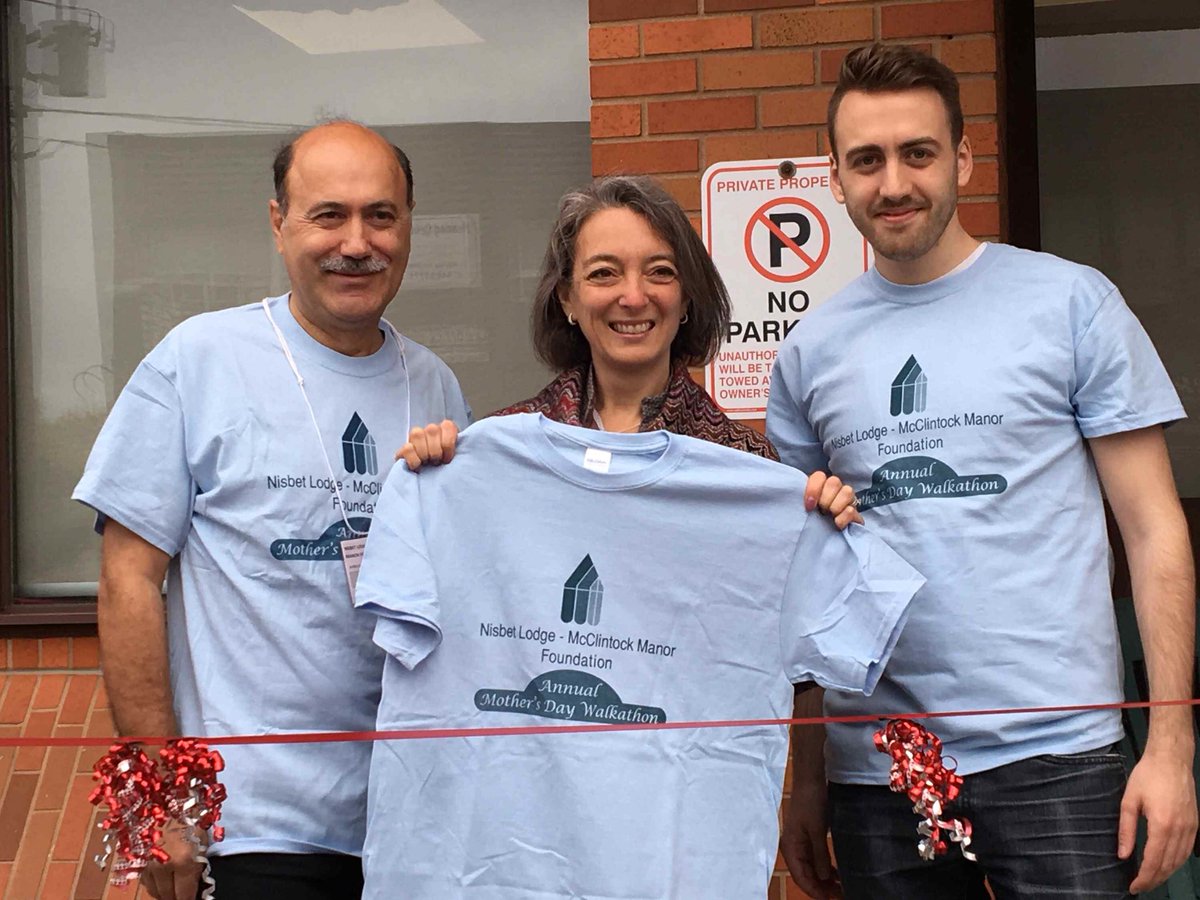 A great start to the morning with a walk-a-thon in support of Nisbet Lodge.