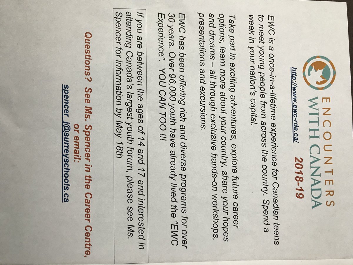 Great opportunity for teenagers aged 14-17! Check this out and get more information from the career centre.