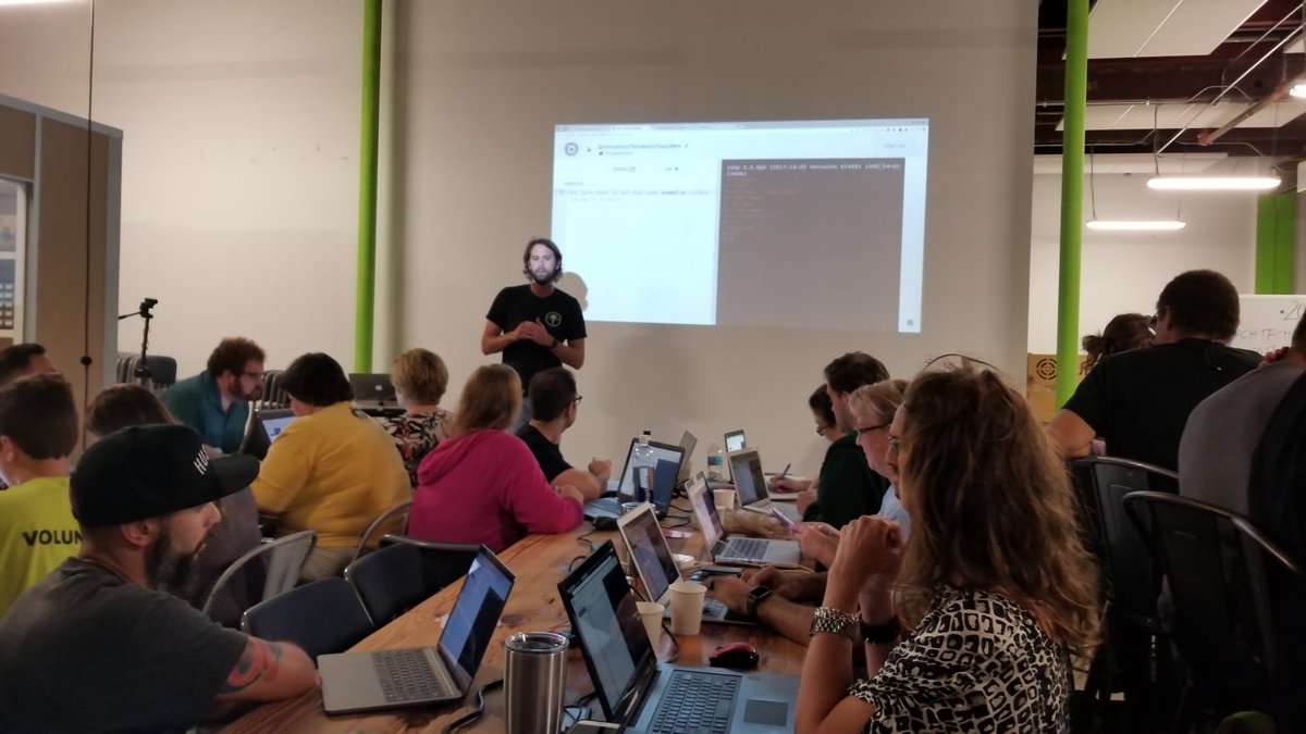 Apexx_recovery's tweet photo. @PalmBeachTech @wyncode Easy to see why Wyncode recruited Tim Reen (former Palm Beach County Math Teacher of the Year). His explanations of new subject matter are easy to understand and his delivery is so enjoyable! https://t.co/vGjoyZRZbf