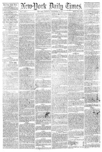 Finally, I also spotted a copy of The New York Times! The formatting is weird for all the usual reasons. Also: the NYT wasn't founded until 1851, a decade after Barnum opened his 'American Museum.' AND it was known as the 'New York Daily Times' until 1857.