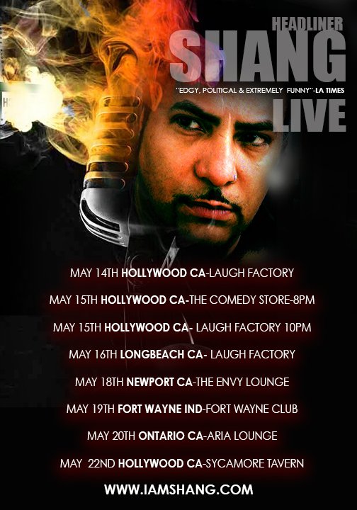 ComedianSHANG's tweet photo. @ComedianSHANG LIVE DATES - FREE GUEST LIST AVAIL shangism@pacbell.net  @LaughFactory_LB  @TheLaughFactory @TheComedyStore @SycamoreTavern @theenvylounge #arialounge 
4more info go2 https://t.co/l1BDkOTROX
@ComedyHype_ @ComedyPlugs @thehumormill 
@comedy_giants @GreatActs @SUCLs https://t.co/Q8kakKN11q