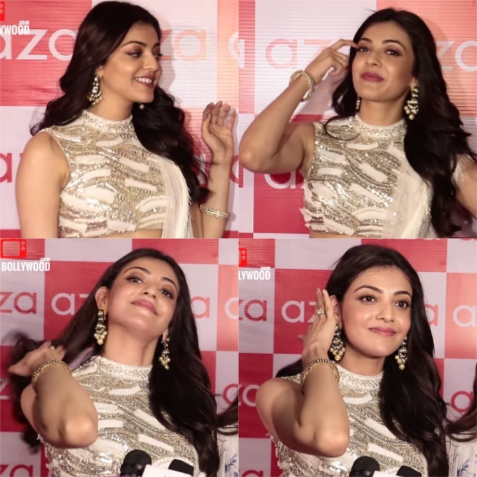 PalepuGouri's tweet photo. The #gorgeous ..Beautiful Princess @MsKajalAggarwal at #aza store launch๐
Ohhh Beauty Queen #KajalAggarwal ..you are always #fansheart๐
#kajalism #goodnight ๐๐#kajufanz๐๐๐ https://t.co/aPf0oX4q5P
