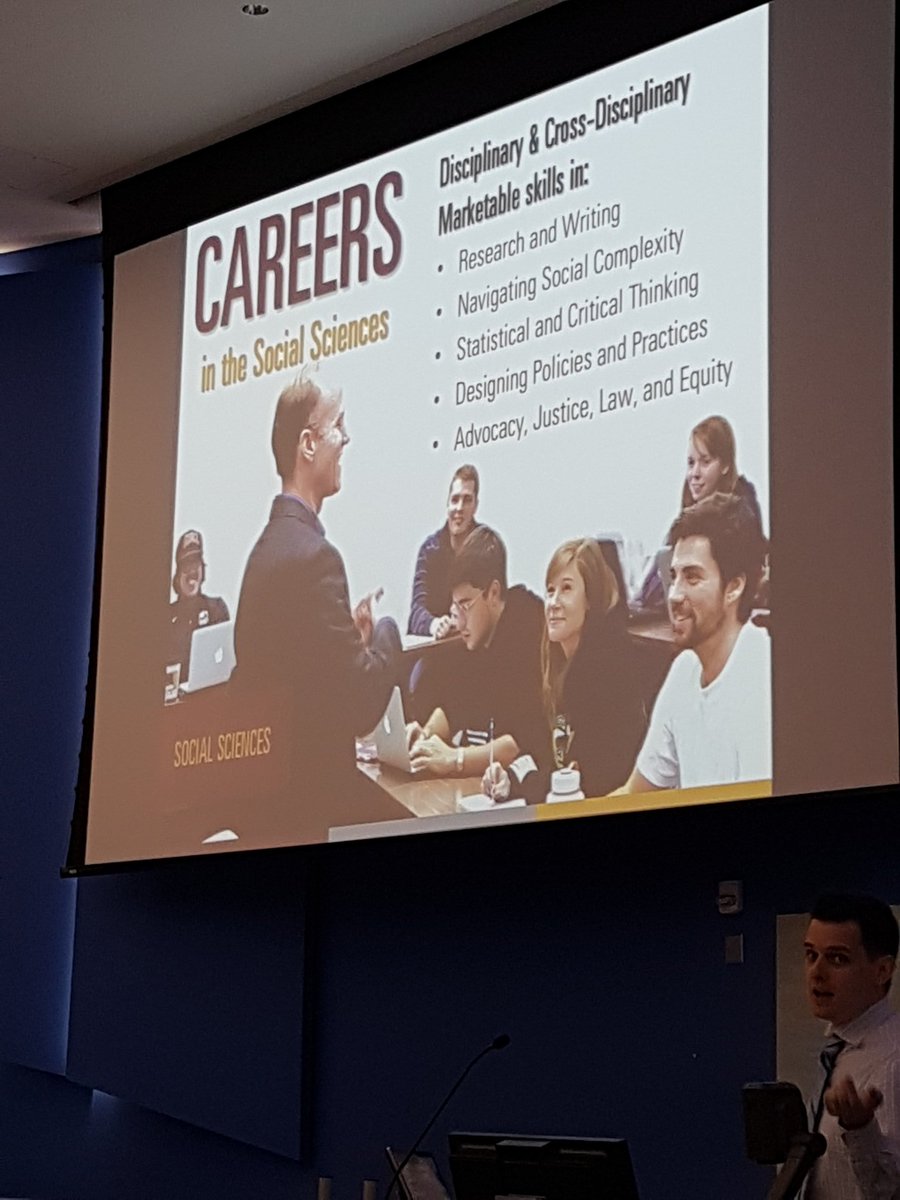 McMasterEE's tweet photo. Which careers can your @McMasterSocSci degree lead to? The list is endless! Come see us at our presentation now in L.R. Wilson basement or visit our table in the lobby to find out why #experiencematters! #iamsocsci #MayAtMac #McMaster2022 https://t.co/CvRKWpw74q