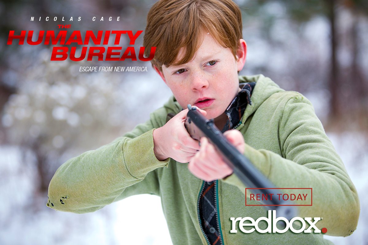 HumanityBureau's tweet photo. #TheHumanityBureau is out on #Redbox. If you haven't seen it in theaters, Rent it today! #NicolasCage #SarahLind #HughDillon #JakobDavies #MindsEyeEntertainment https://t.co/cFYDb0mc3j