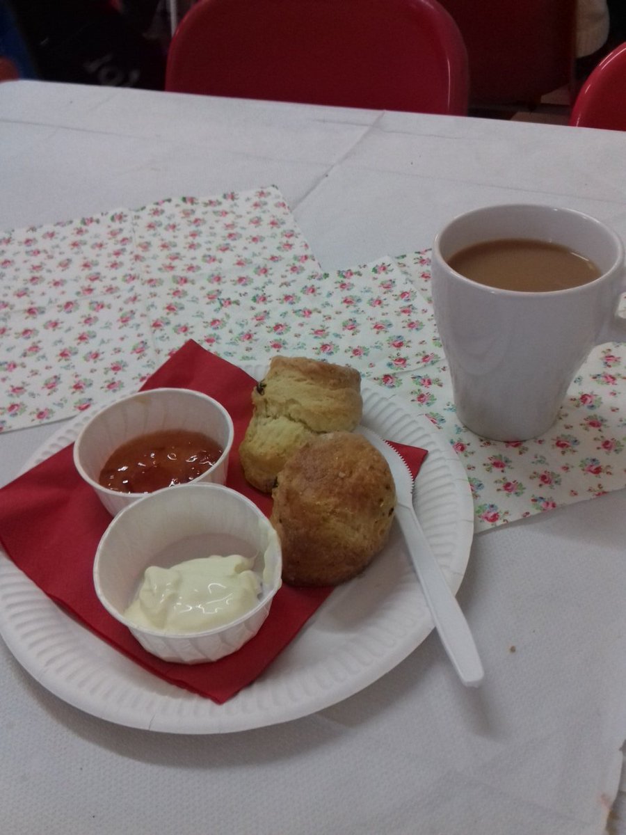 st_marg's tweet photo. We couldn't celebrate #somersetday without a fruit scone baked by the wonderful @valstones, thank you from everyone @st_marg #GSTP2018 https://t.co/iyoqkK88RX