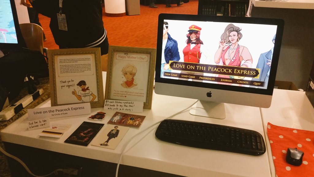 trainmilfsgame's tweet photo. We're at @TorontoComics in the Comics x Games exhibit run by @HandEyeSociety! Come say hi 😙 https://t.co/9Ctw8gYSpN