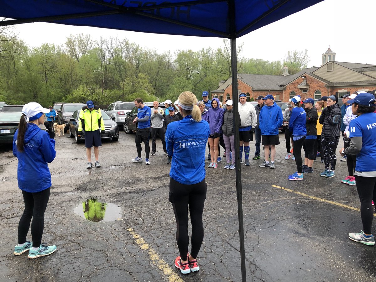 HopeWaterIntl's tweet photo. Great day with the East Running group. We train in this weather to be prepared for what might face us race day #HopeSTRONG #HWI #helpotherswin https://t.co/Z3ZKconhXp