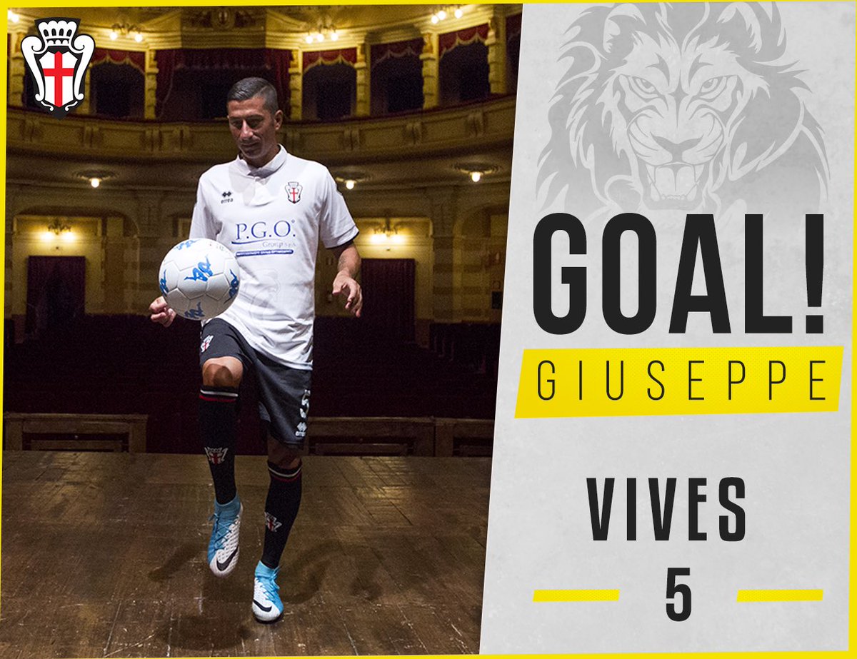 ProVercelli1892's tweet photo. Min 42: GOOOL! Dal dischetto il nostro numero 5️⃣ non sbaglia #PrvTer 1-0 https://t.co/5kzsSspKyY