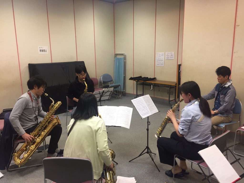 saxciple's tweet photo. サクシプル演奏会まで気付けば1週間切ってました。
原先生のソプラニーノ聴きに5/18は新大久保ダク集合\( ˆoˆ )/
#サクシプル #サックス #サックスアンサンブル #サクソフォン #sax #saxophone #saxciple #世界の #原博巳 https://t.co/KzCGcowopb