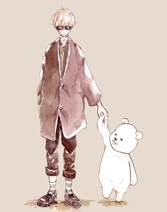 すごく好きな服装があったのでEveくん風で描いてみました 