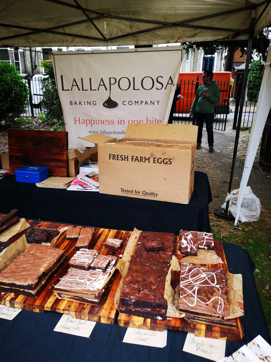 SurbitonFoodFes's tweet photo. The rain isn't stopping the fun today! From amazing cakes to chicken from @barnyardbirds and the Dry hooped #beerfestival with an amazing selection (we just tried the @ODDLYbeer ) and @maplevillagewi  both have you covered with their big tents @communitybrain @StateofSeething 😎 https://t.co/1xLFc52uns