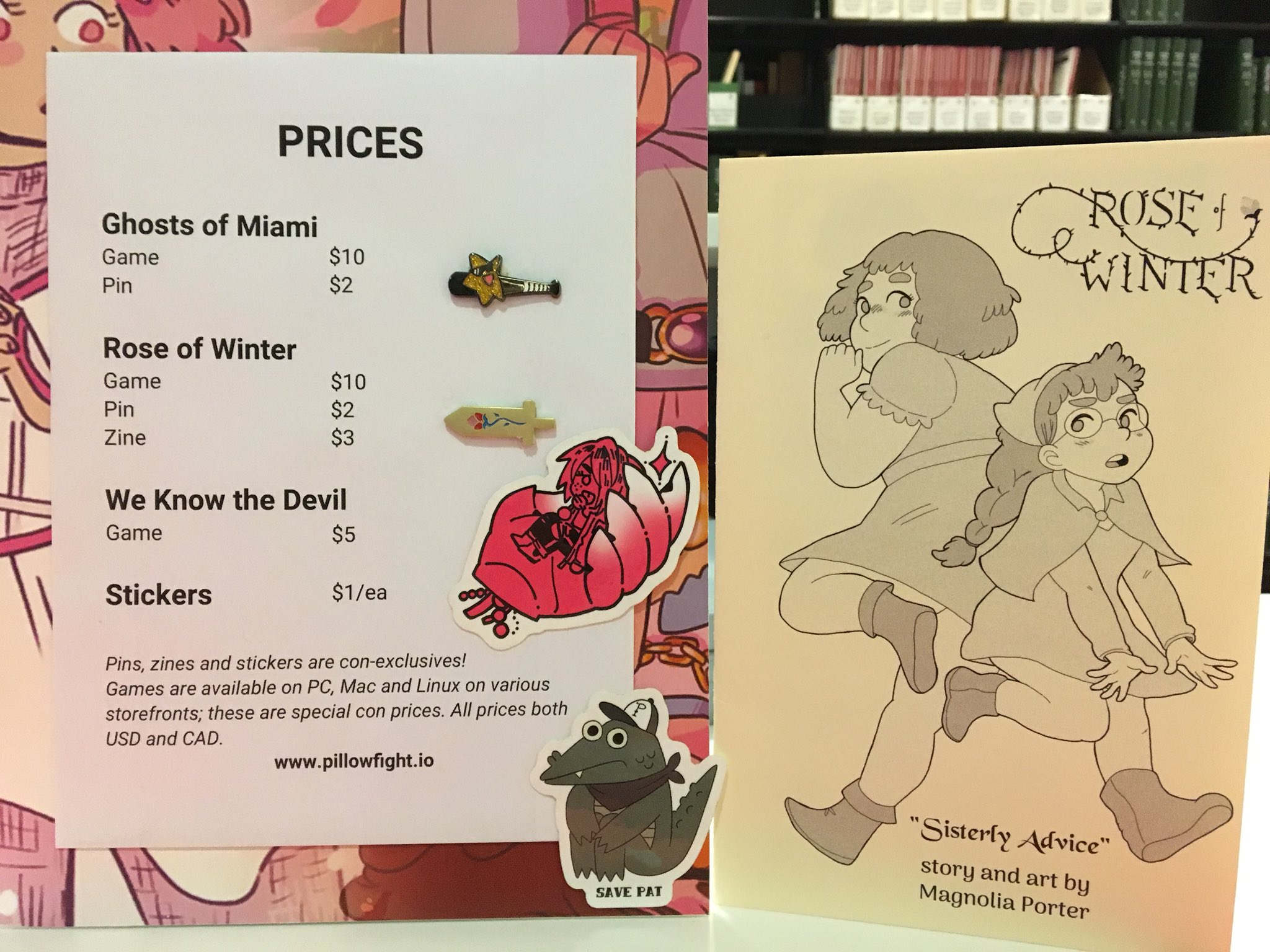 Pillow Fight On Twitter We Have Pins Stickers And Our Special