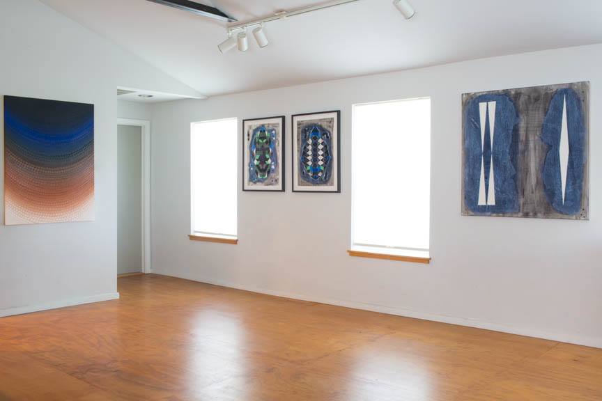 It’s time for Spring studio touring! Check out BLACKBOX: Stop F located at 1017 W Milton St Unit A.  Stella Alesi and Leon Alesi have created an incredible working studio that features Leon's most recent photographic work &amp; Stella's newest geometric works on paper. Two thumbs up!