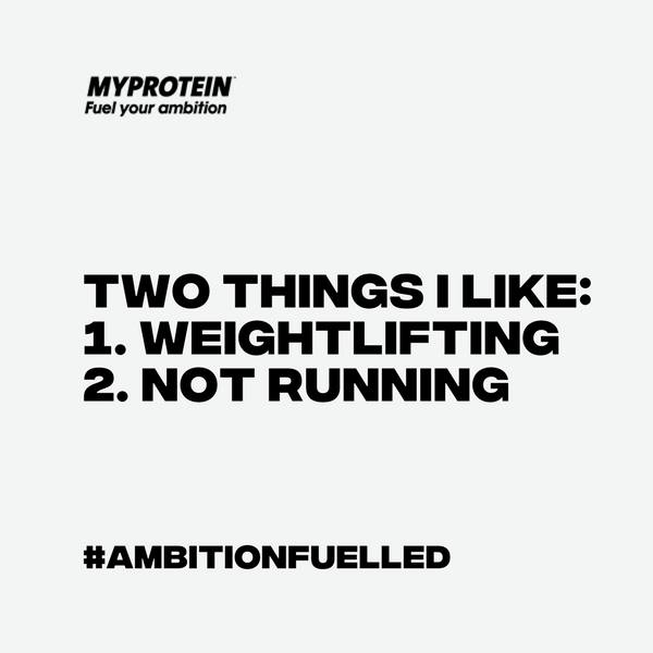 Myprotein's tweet photo. Cardio, who? 🤔🤔
#myprotein #fuelyourambition #cardio #weightlifting https://t.co/yAcSFFjOZq