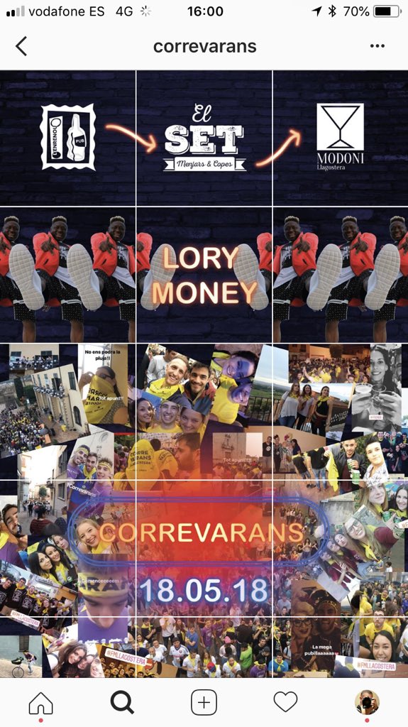 marc_elpoll's tweet image. Els @cvarans ho peten a #Instagram #lorymoney #FMLlagostera2018
