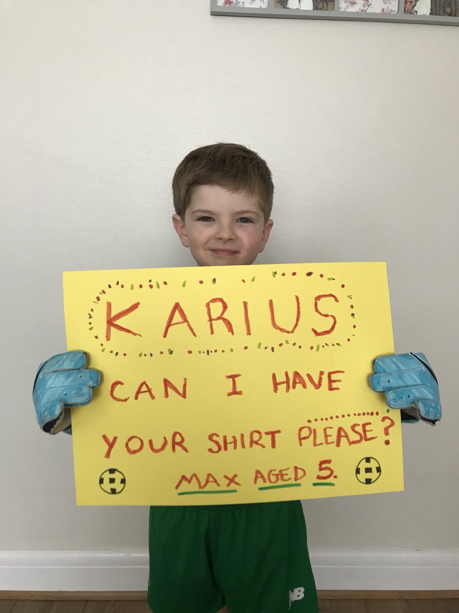 <a href="/LorisKarius/">Loris Karius</a> keep an eye out for this little fella at the game tomorrow, behind the goal Anfield rd end. would mean the world to him 🙌🏻❤️ RT please Reds. #liverpool #lfc #LFCFamily #AllezAllezAllez