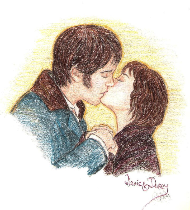 pandp2005's tweet image. #PrideandPrejudice2005 film’s #OriginalScript from the #SecondProposal scene with tears 😢 and a passionate kiss❣️😘❤️😍

~*~

[Elizabeth &amp;amp; Darcy drawing ✍️ by #jen7waters via DeviantArt]
