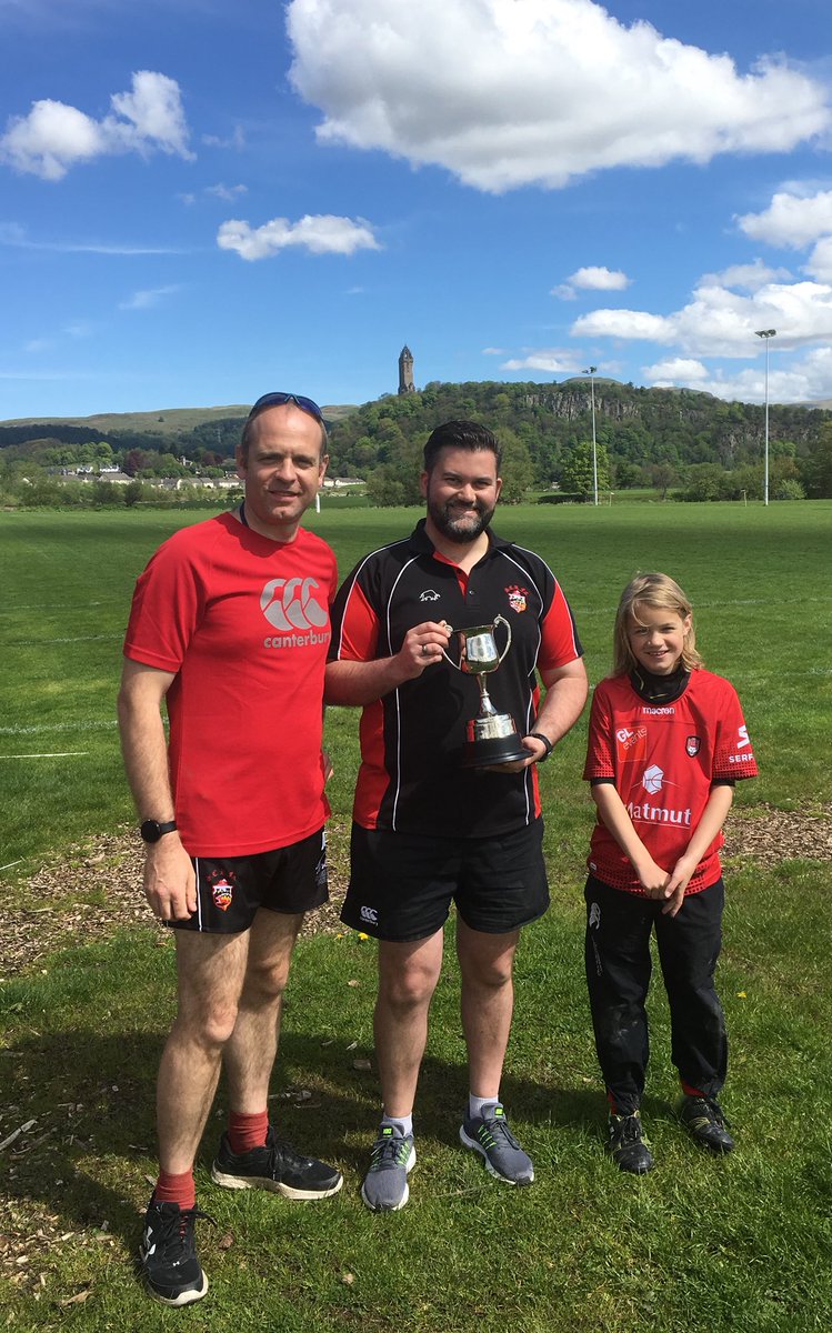 StirlingCounty's tweet photo. After the announcement of his receipt of the Al Munn - Spirit of County: Volunteer of the Year award, Al Wilson was today, the proud recipient, presented by @Scotlandteam BT volunteer of the month @joeycrozier76 &amp; U12 @scrfcgirls star (they’re all stars!), Ella Crozier. https://t.co/MI9Ef295bZ