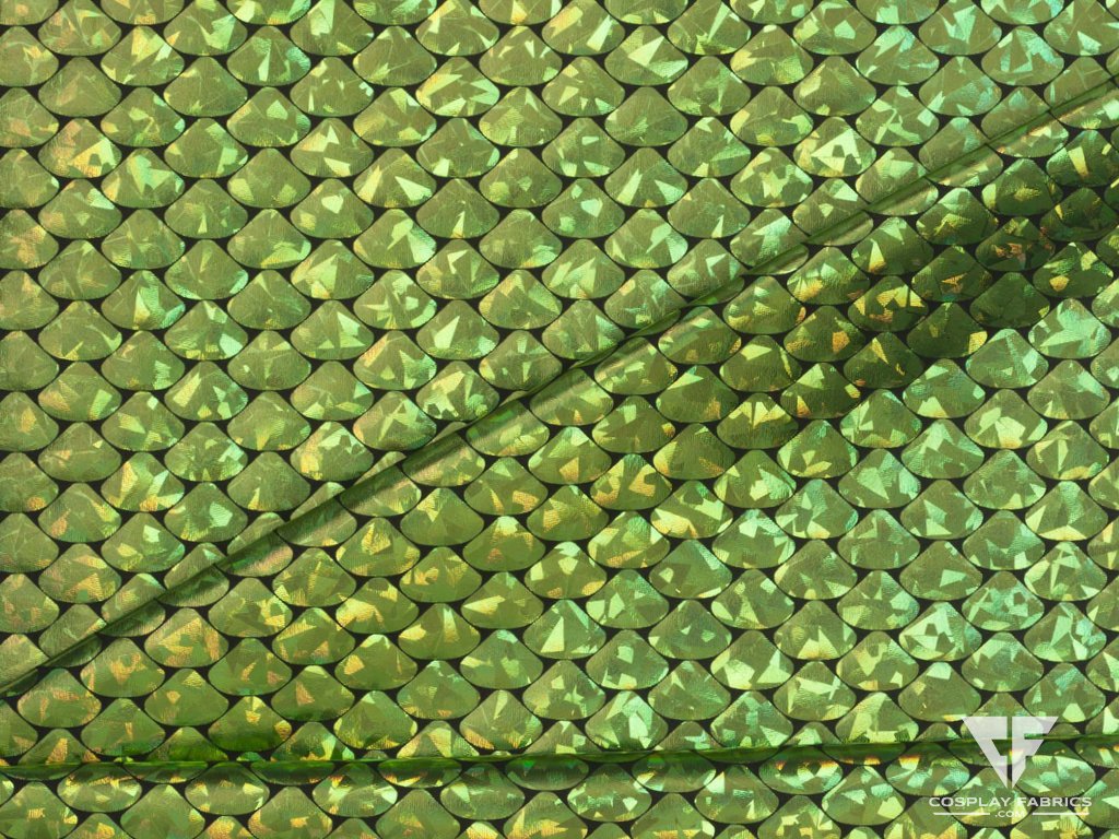 CosplayFabrics's tweet photo. Today’s fabric inspiration: Lime 4-way Stretch Holographic Scales from the Yaya Han Collection. 
Available in the U.S. from @JoAnn_Stores and internationally from https://t.co/8hnq42KWe0.
#fabricinspiration #yayahan #cosplayfabrics #fabric #mermaid https://t.co/Nj6W2aQvlB