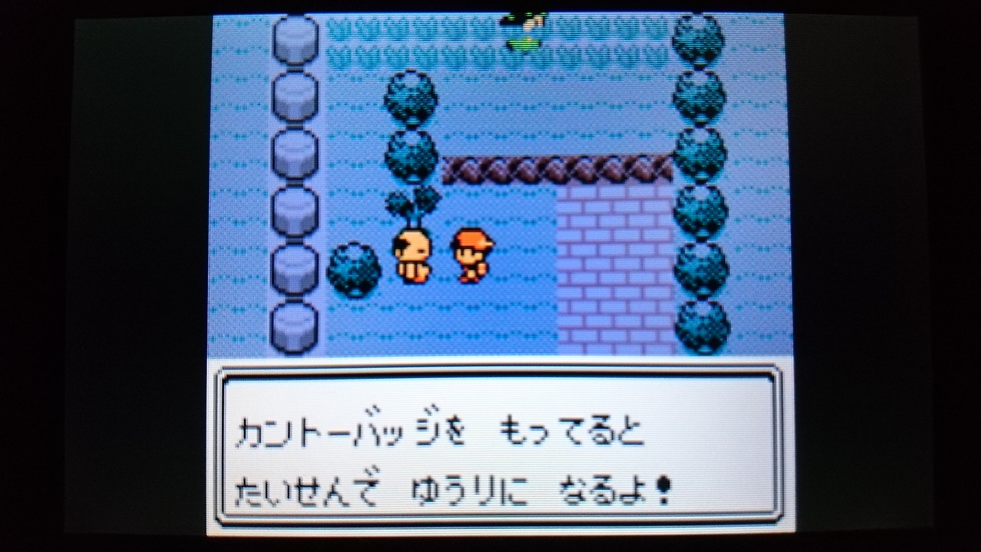 センジ カントーバッジを もってると たいせんで ゆうりに なるよ １４ばんどうろ だいすきクラブのフミオ ポケモン金銀 ボイスチェッカー T Co 5juxd6wrkw Twitter