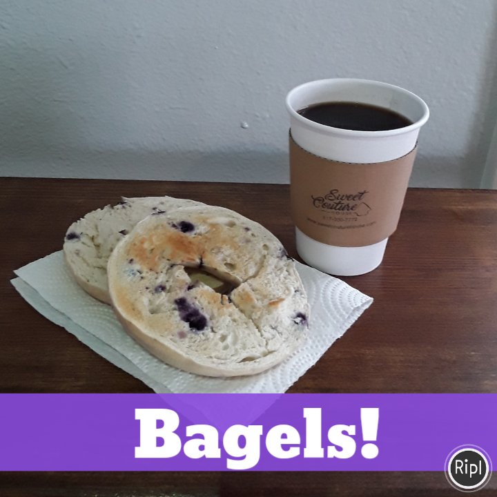 sweetcouturetx's tweet photo. Start your morning off with a simple but sweet blueberry bagel and a rich mogwai black coffee!
via https://t.co/hdO6jPHUdq https://t.co/W0izHz5CpU