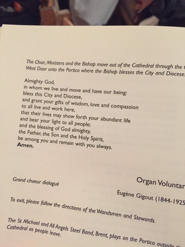 All done! Don't forget we're proclaiming God's blessings tomorrow at 0830 and 1030 and that our 1st Holy Communion group will be leading or May Devotion.