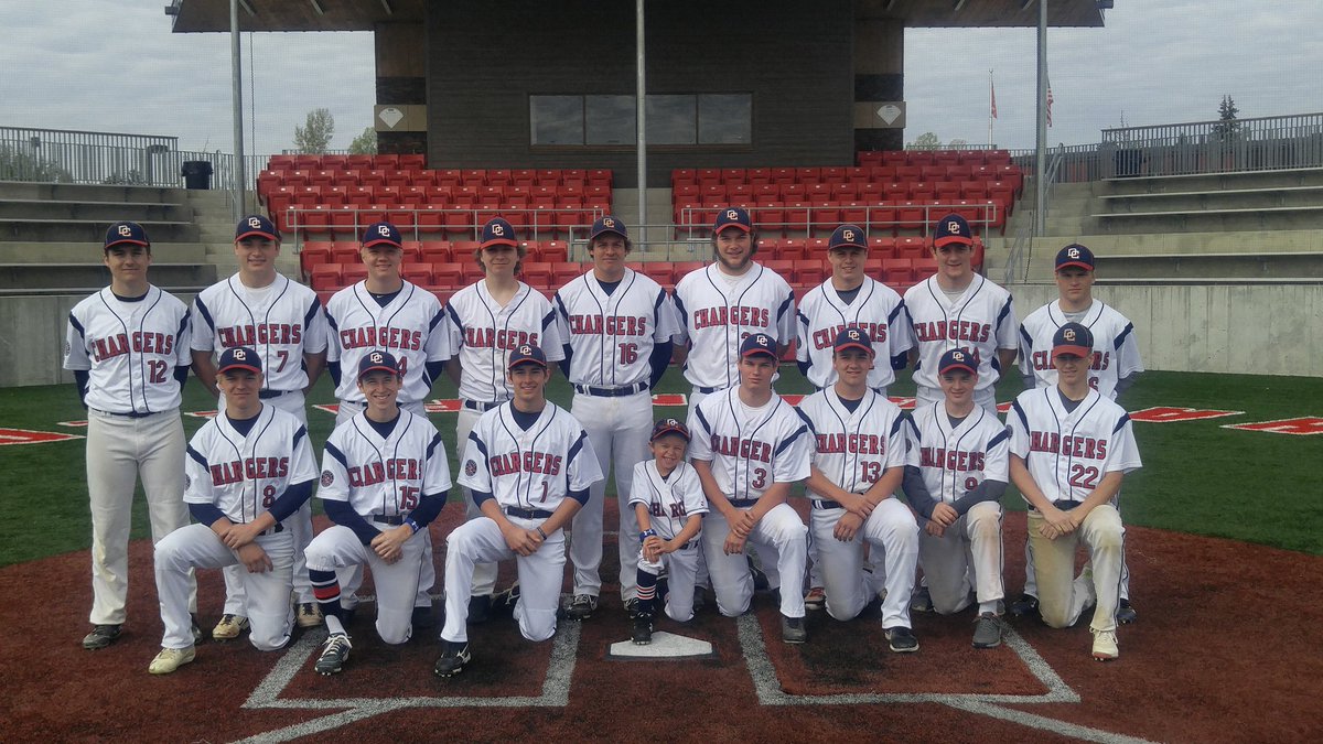 ChargersBasebal's tweet photo. Chargers ready for a day of ball at Haugen Field at St. John's #thankyousponsors https://t.co/zTXDqCW37Z