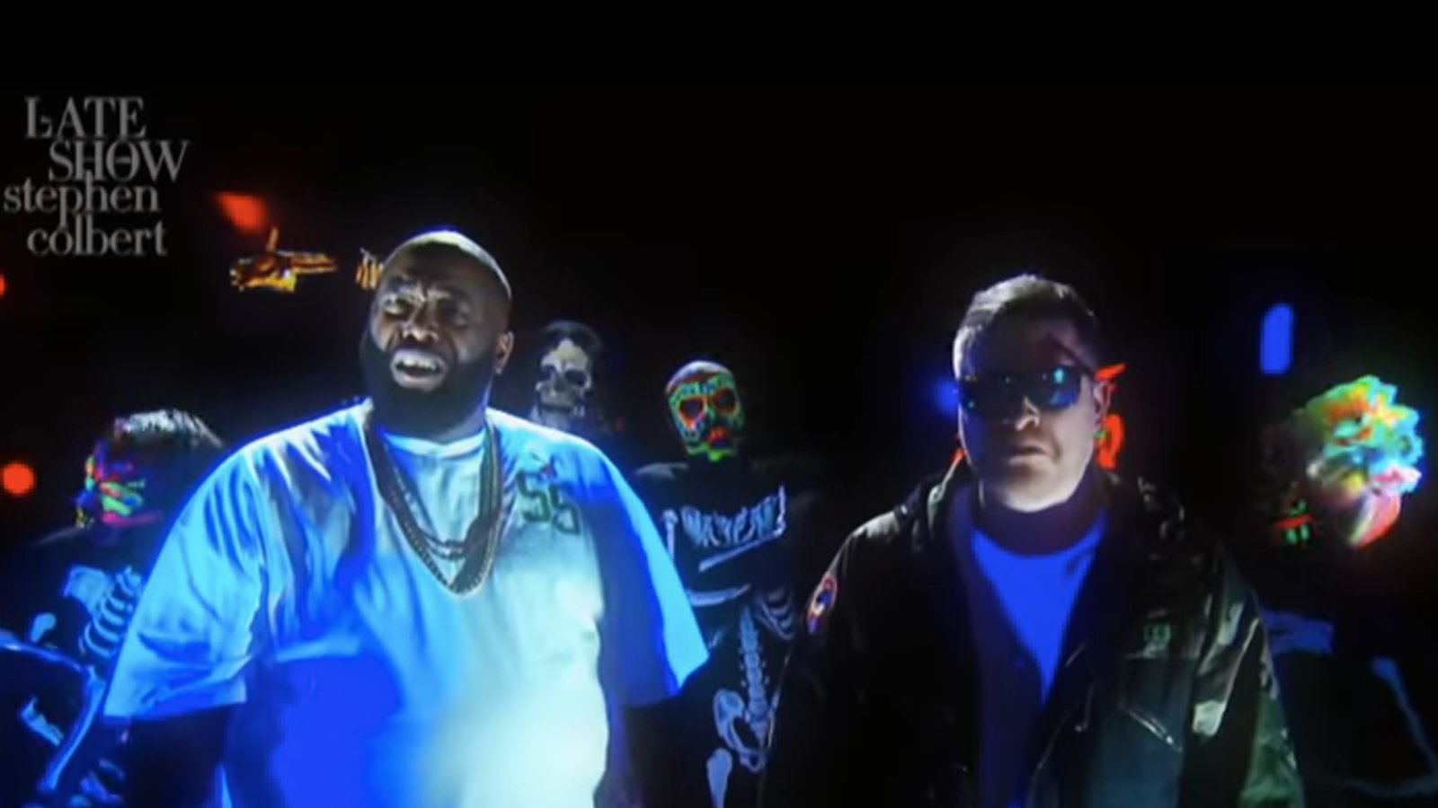 Run The Jewels wishes old-ass Stephen Colbert a happy birthday on The Late Show  
