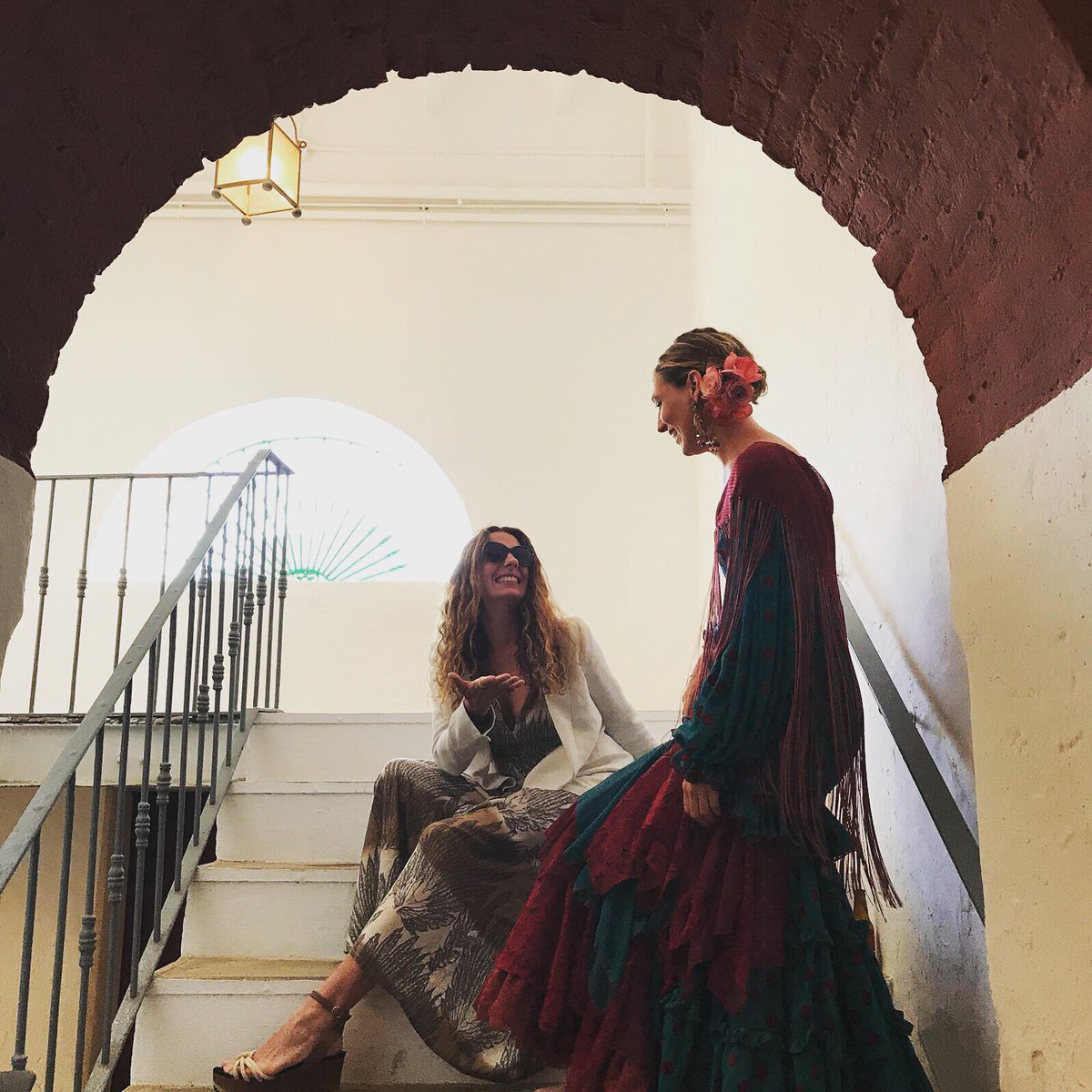 Hermanas en la feria... ❤️❤️❤️ #feriadejerez #jerez #disfrutandolavida #goodtimes