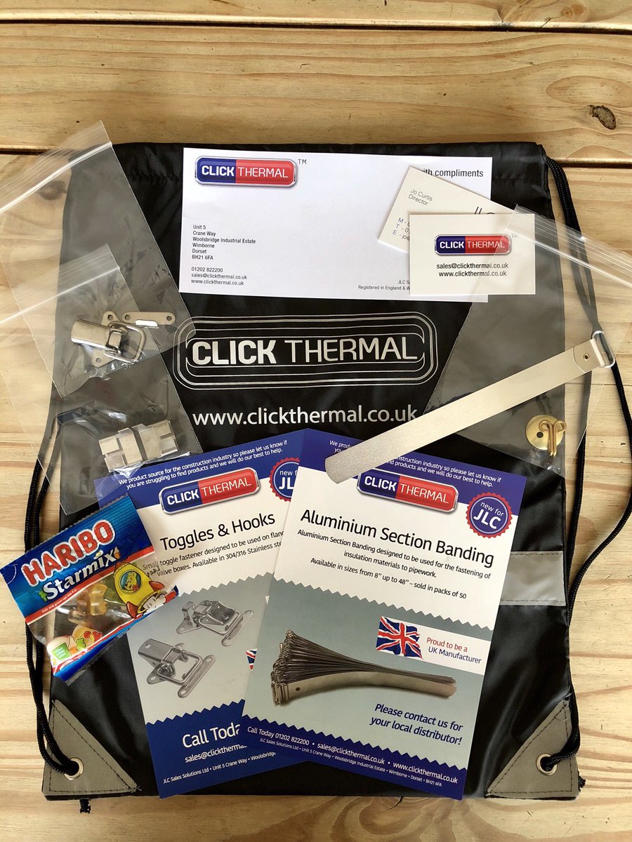 ClickThermal's tweet photo. Weโre off to #IEXEU with goody bags! Come and finds us! #clickthermal https://t.co/C3HHK9AVeY