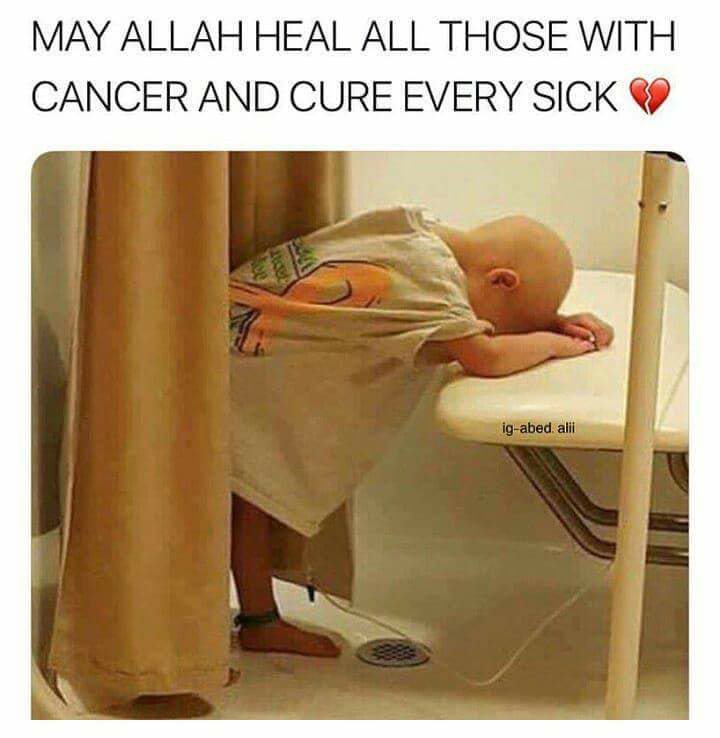 islamicfreedom's tweet photo. May Allah cure everyone who are suffering from Cancer.
Comment: AMEEN! https://t.co/dFpS1hSNvK