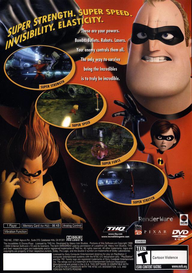 You know how “The Incredibles” had their own game out that correlated with the movie... I think “Incredibles 2” should do the same! AND I DON’T MEAN WITH LEGO 🙇🏽‍♂️🤦🏽‍♂️
