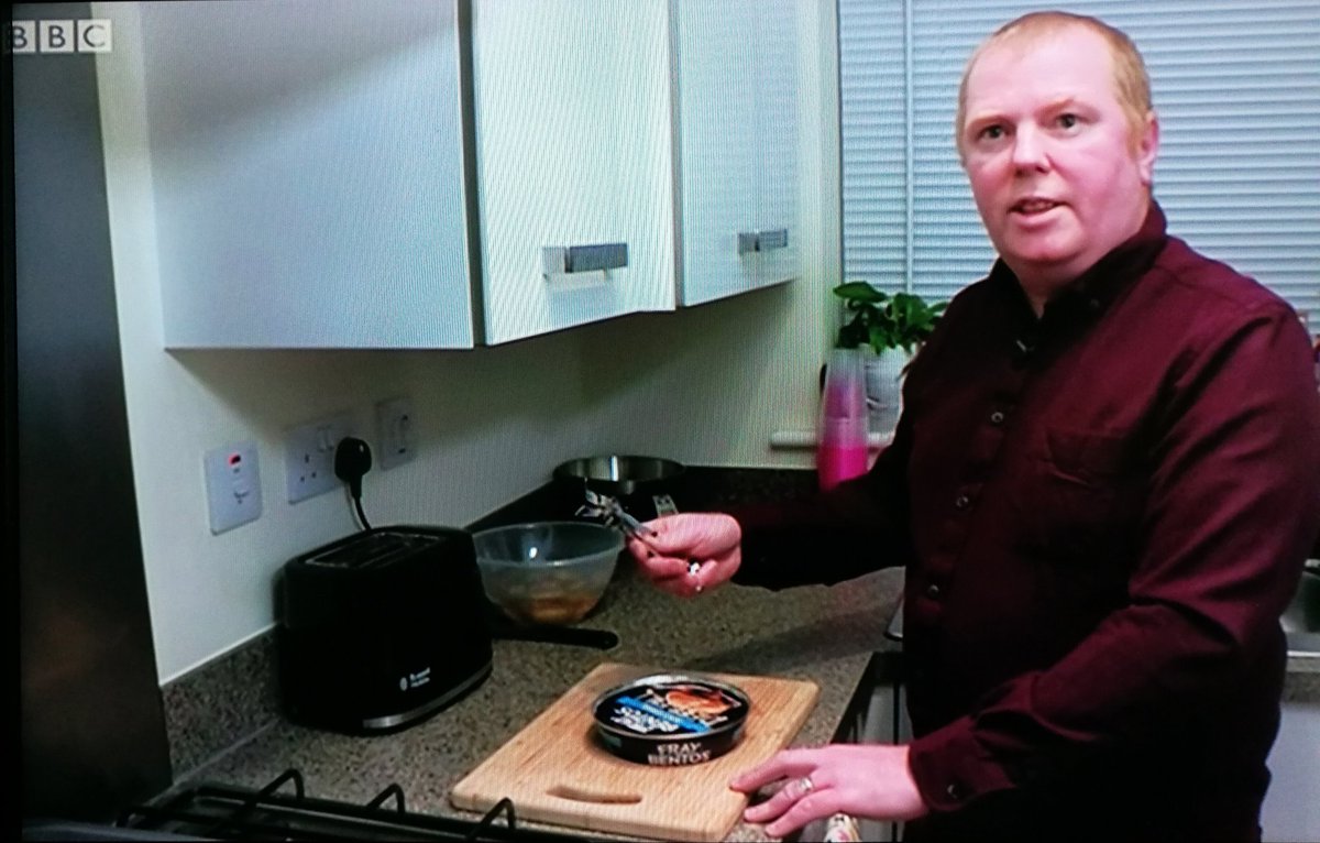 Today a man who took 45 minutes to open a Fray Bentos pie. It delayed dinner and caused tension with his wife.