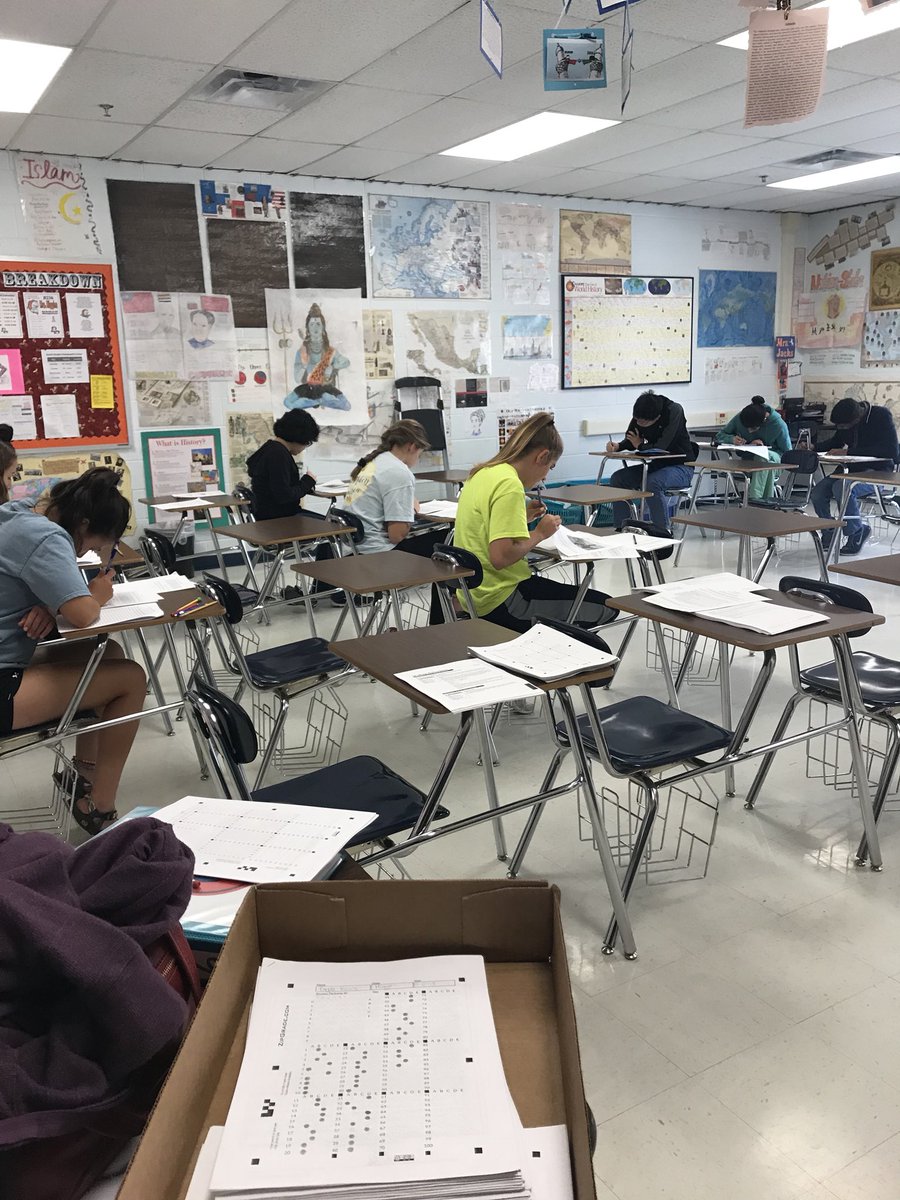 WHAPHiggins's tweet photo. Last Saturday morning practice test before the real deal Thursday! https://t.co/ADM7Yi1LY9