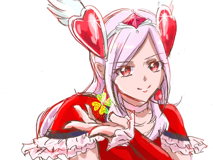 #プリキュア版深夜の真剣お絵描き60分一本勝負 
幸せのプリキュア 