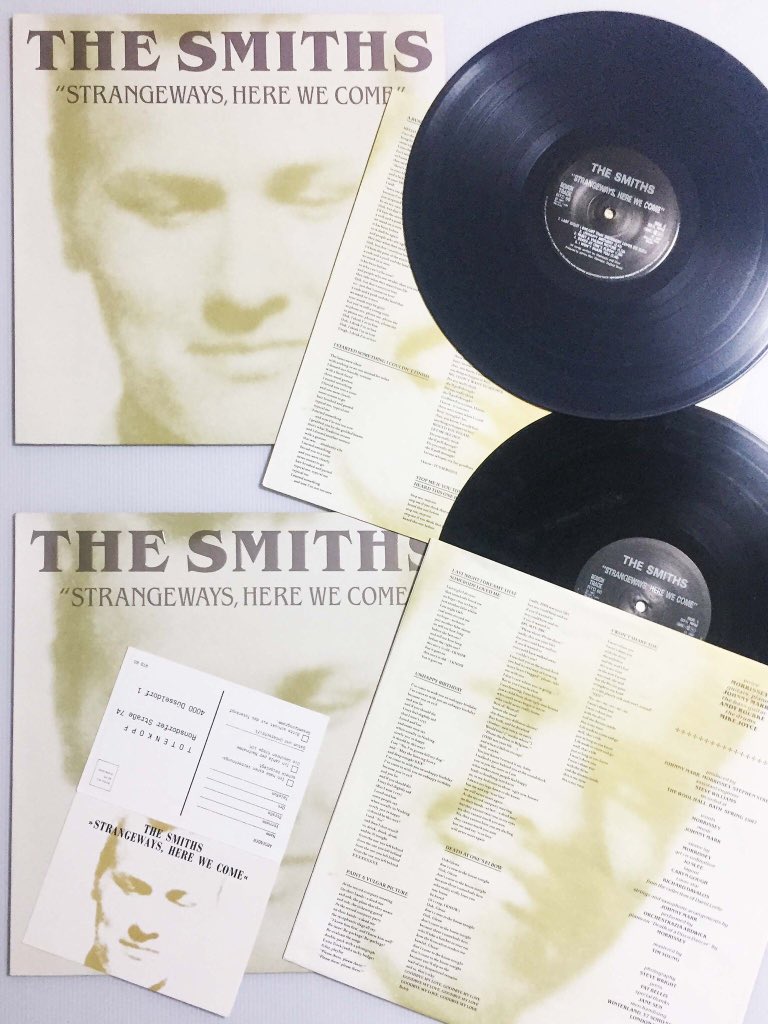 nishi03050305's tweet photo. The Smiths - Strangeways, Here We Come (RTD 60)
- Rough Trade Deutschland 1987 LP
• Charcoal vinyl
• Black vinyl
w/ reversed picture inner
#SmithsComparisons #TheSmiths #Morrissey #RoughTradeDeutschland https://t.co/SDtQWsBYeO
