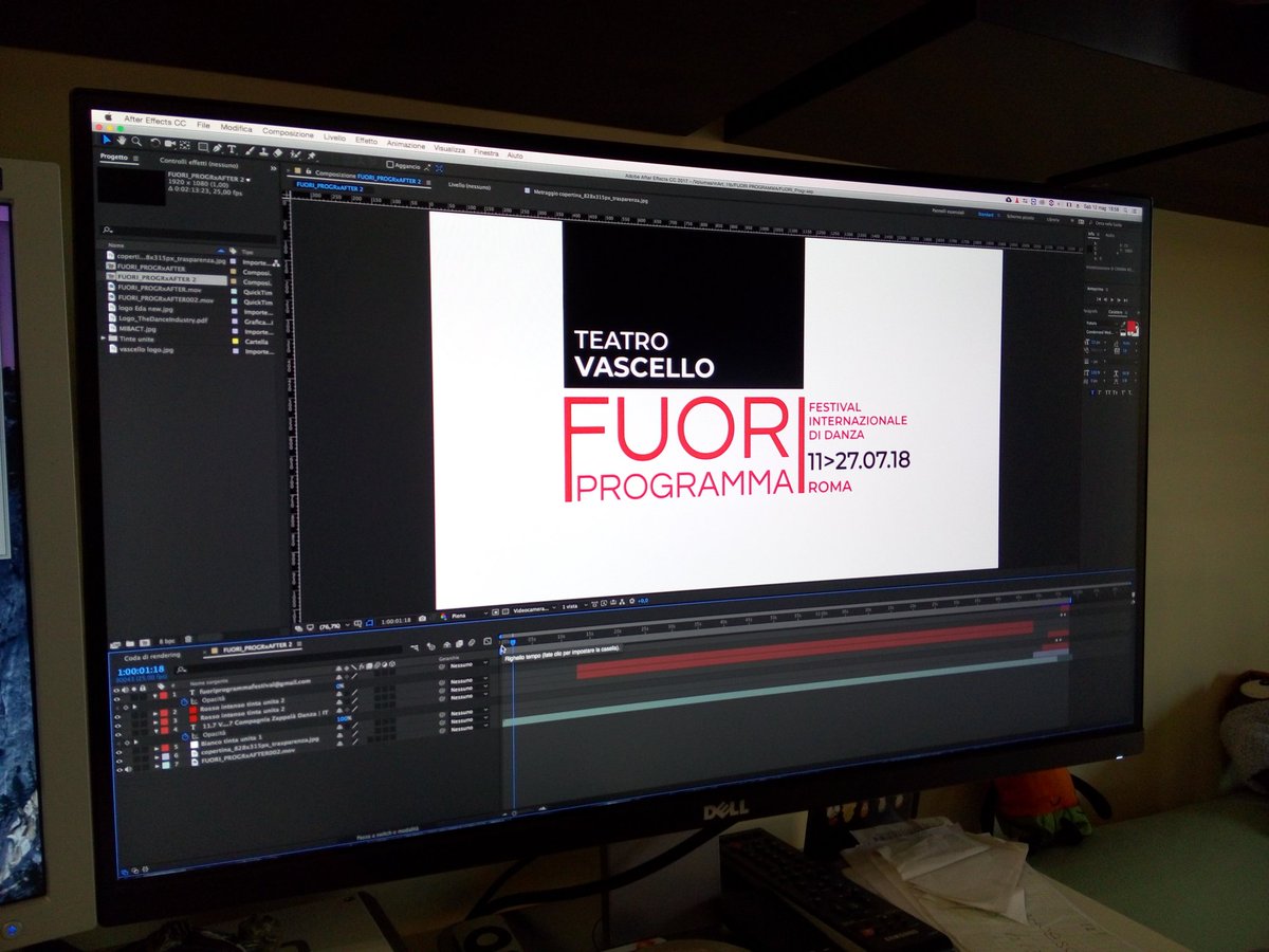 DigitalMoodITA's tweet photo. #postproduction #aftereffects #dmood #fuoriprogrammafestival #job https://t.co/lJ8iZICmtM