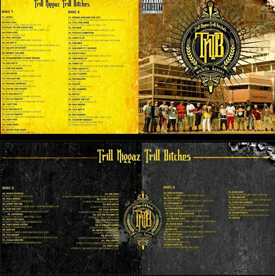 IctBoy316's tweet photo. @Blogger @bloggersblog @indiblogger
The worlds first ever hip hop quadruple cd disc set ever done before underground or mainstream TNTB is now available online. One artist on 79 tracks featuring up to 70 other artists from Wichita Ks. Making history!! 
https://t.co/4vMr6cHbf2 https://t.co/IL9eNJFvek