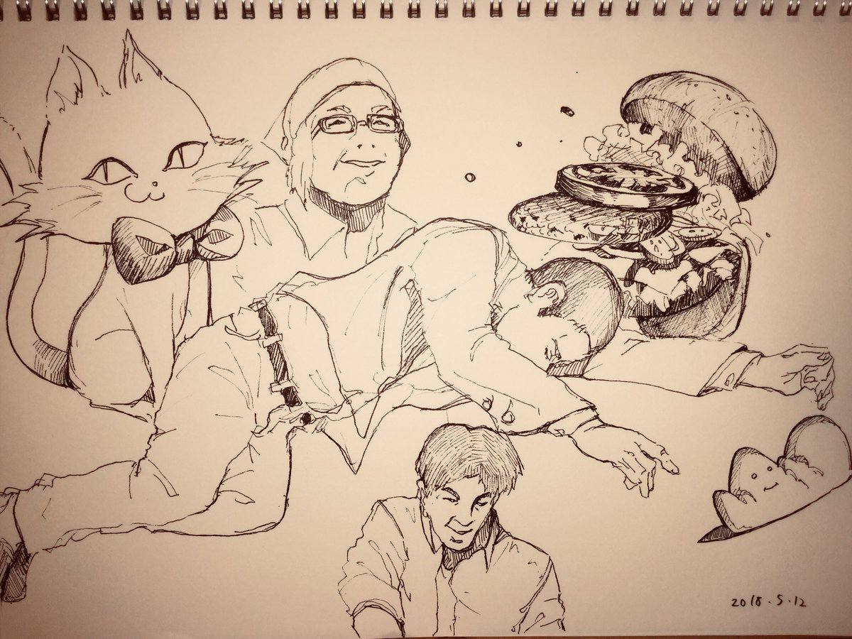 ラクガキ。録画失敗してた 