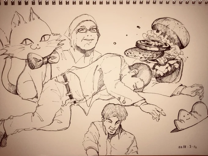 ラクガキ。録画失敗してた 