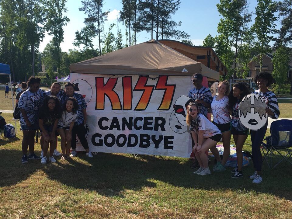 Westwood Student Senate had a great time at Relay for Life last night! 🔴⚫️🎸 #KISSCancerGoodbye